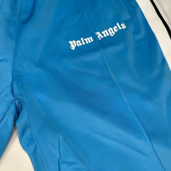 NWT Palm Angels Blue Logo Shorts Size Large - Picture 2 of 4